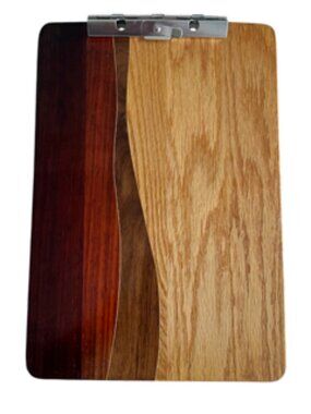 Mystic Woodworks Handcrafted Wood Clipboard